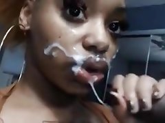 Big Black Lips Sucking Dick